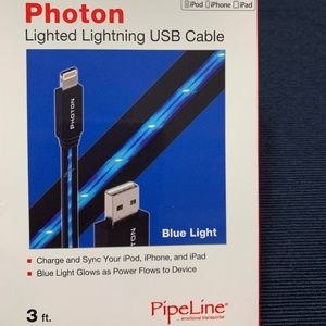 Photon Light up iPhone charger